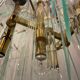 Mid-century architectural chandelier sciolari
