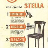 Stella chair pair, caned