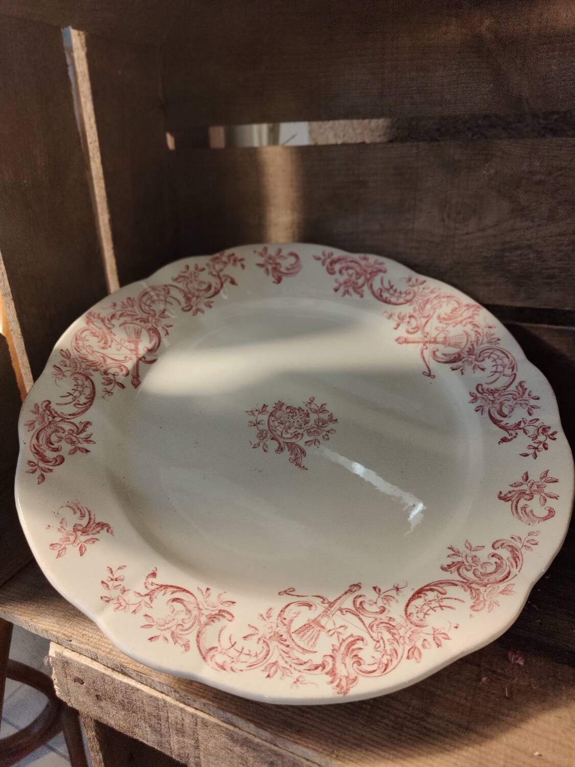 Grande assiette terre de fer