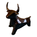 Vintage ceramic bull