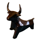 Vintage ceramic bull