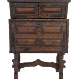 Vintage brutalist spanish wall cabinet cupboard design