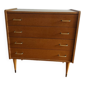 Commode vintage pieds fuseaux
