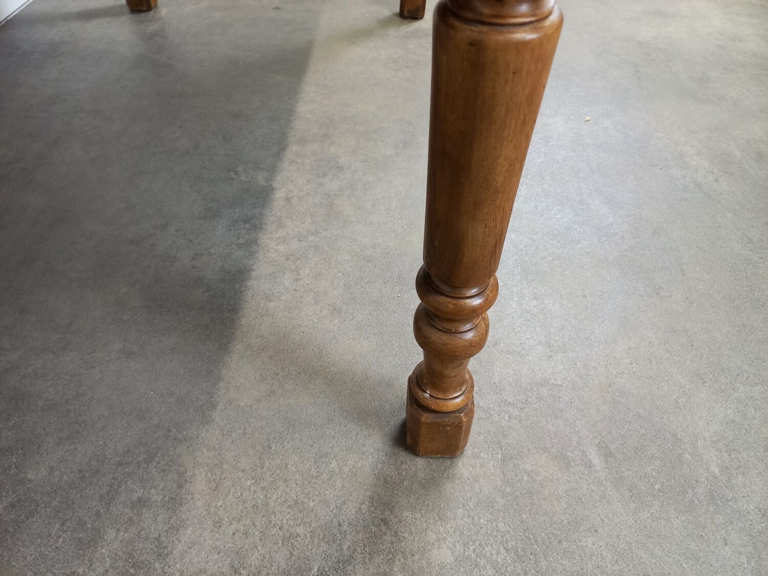 Walnut bistro table