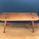 Scandinavian wooden bench