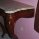 Louis XV console wood and marble
