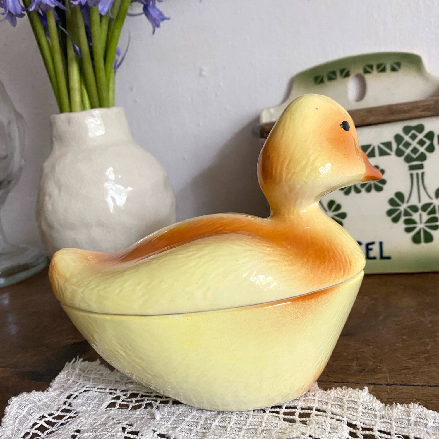 Zoomorphic terrine duck Michel Caugant