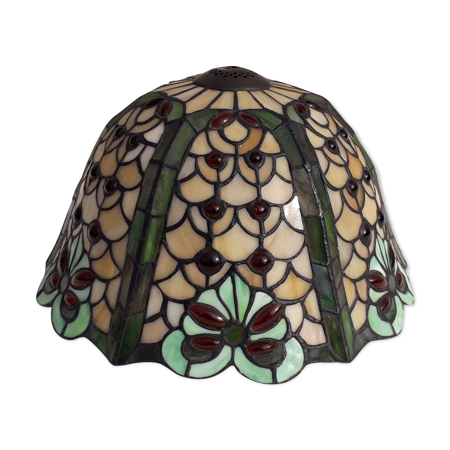 Stained glass lampshade