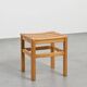 Set of three chairs and two stools Maison Regain, circa 1970
