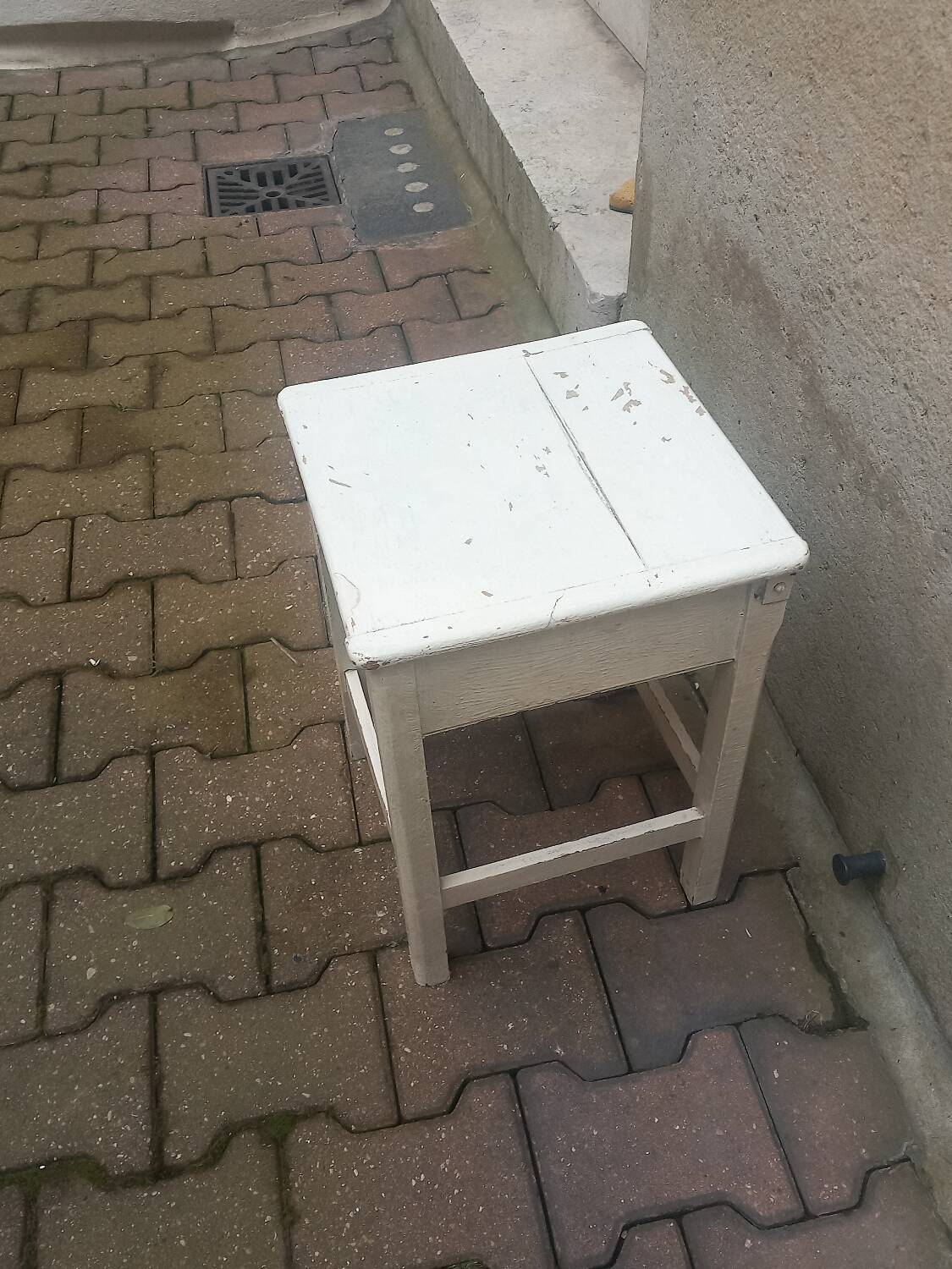Tabouret coffre vintage
