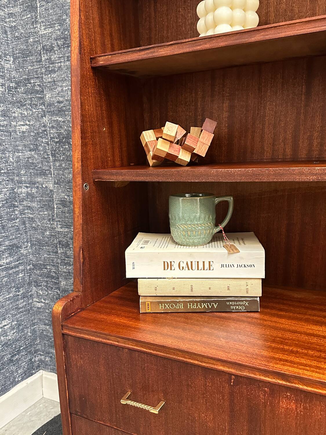 Vintage Scandinavian bookcase