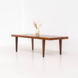 Large Rosewood coffee table by Severin Hansen for Haslev Møbelfabrik