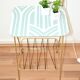 Floor lamp with magazine rack scoubidou years 50 Tablet