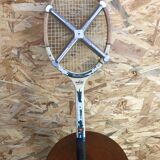 Raquette tennis montana goldseal bois avec protection métal zephyr vintage