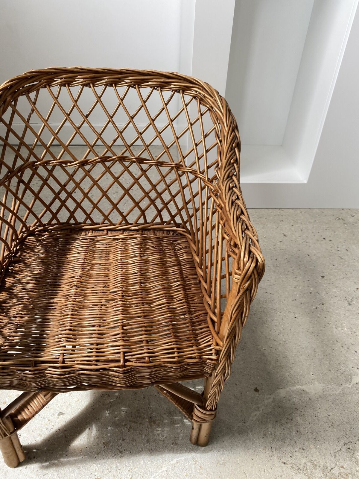 Rattan children's chair