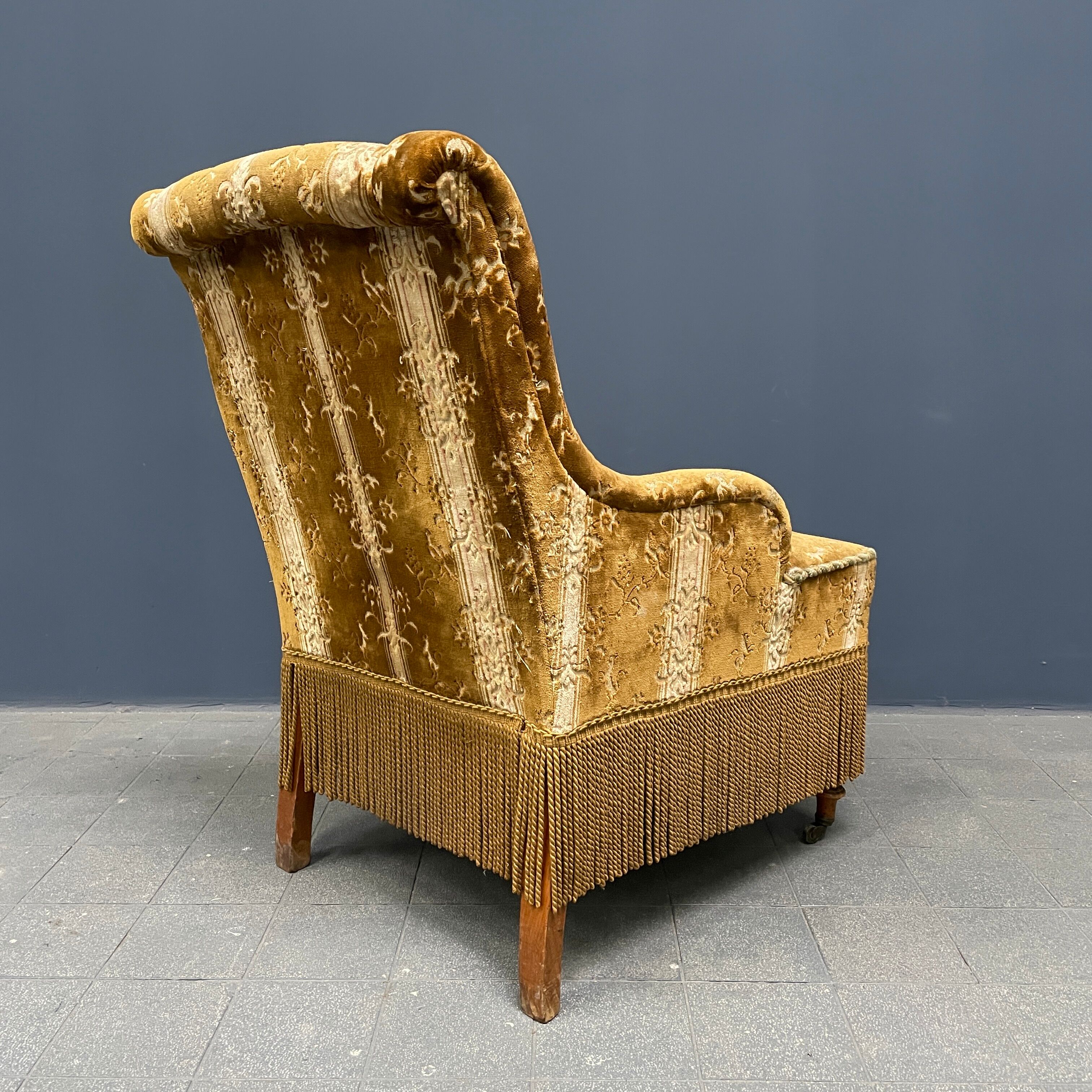 Set of two Victorian ladies armchairs from France 19th century