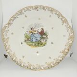 Plat en porcelaine  de Chauvigny