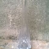 Large crystal vase