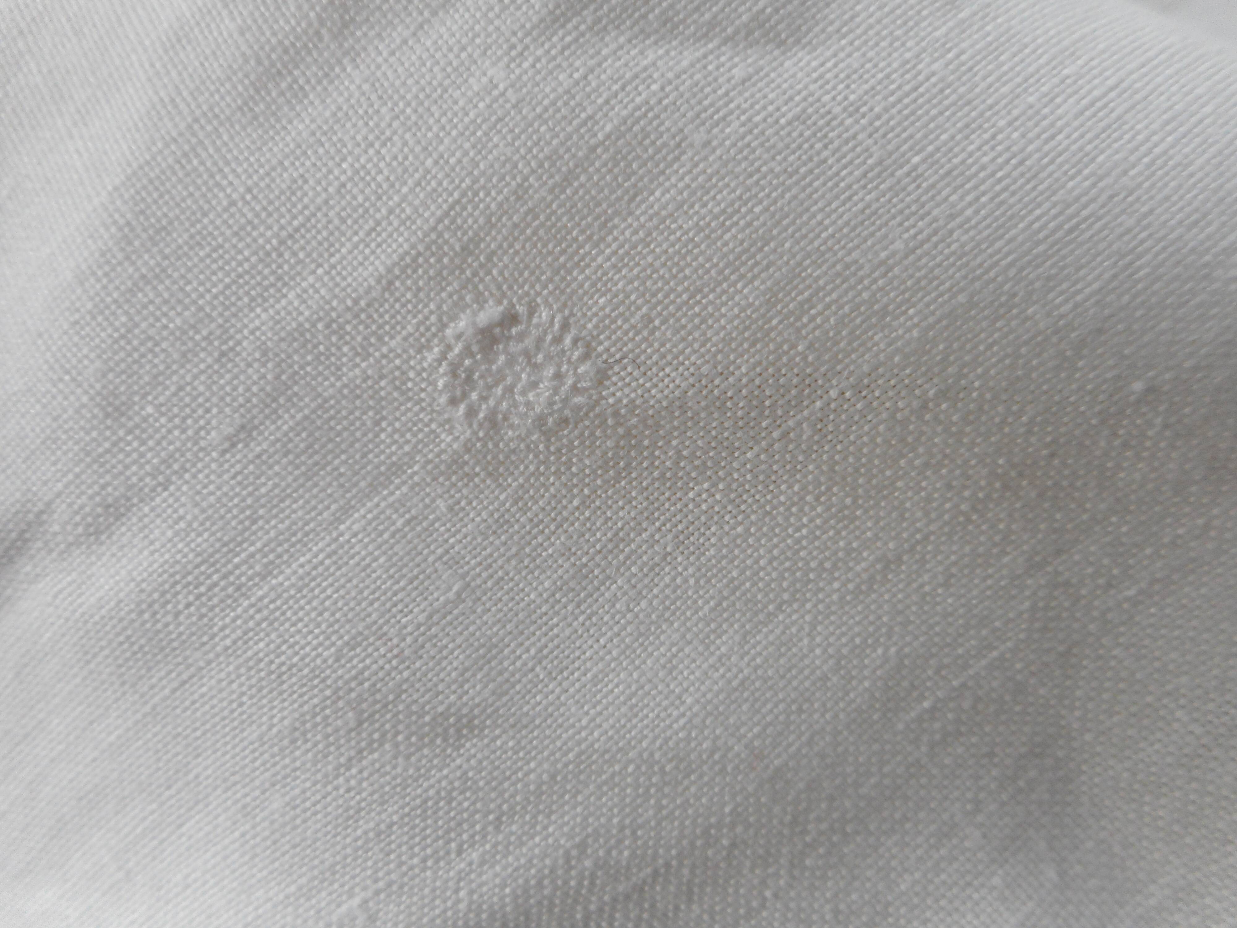 Embroidered linen old cloth