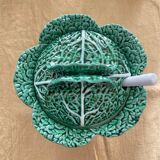 Tureen slush green cabbage with its spoon