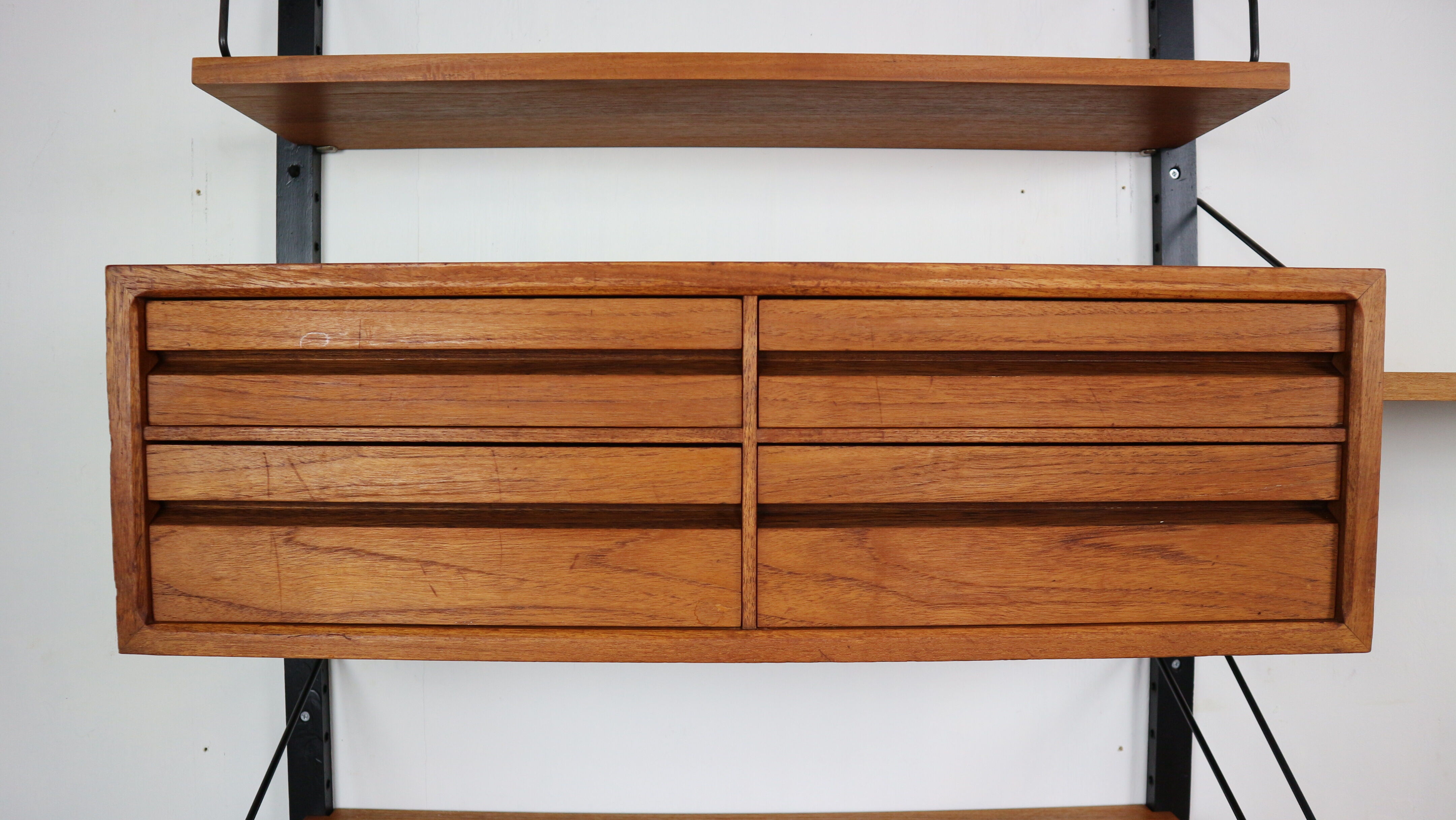 Poul Cadovius for Cado Danish Modern Teak Wall Unit Shelving, 1960