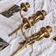Empire wall sconces