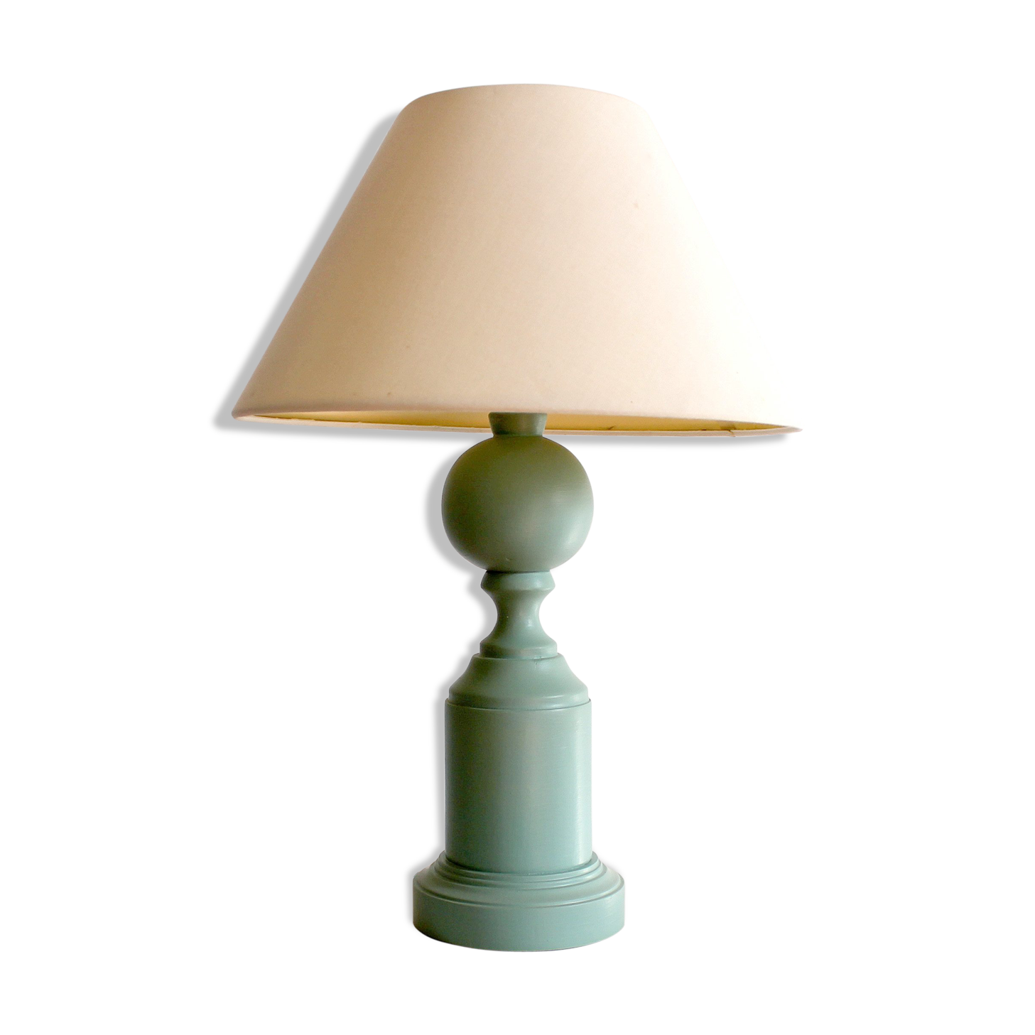 Green vintage lamp