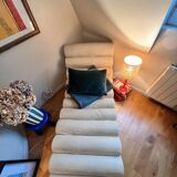 Vintage Scandinavian chaise longue Skaï softline 2000