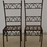 Wrought iron chairs