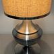 Space age XL living room lamp in brushed aluminium, France circa 1970.