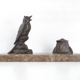 Art Deco marble inkwell & regulates