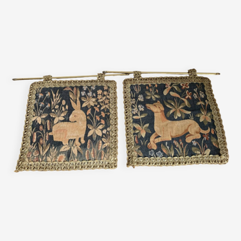 Pair of tapestries