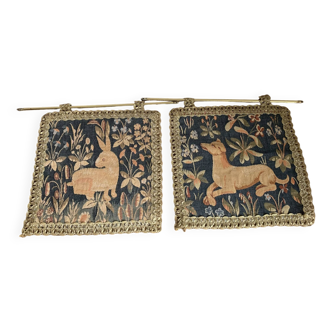 Pair of tapestries