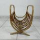 Porte-revues vintage en bambou