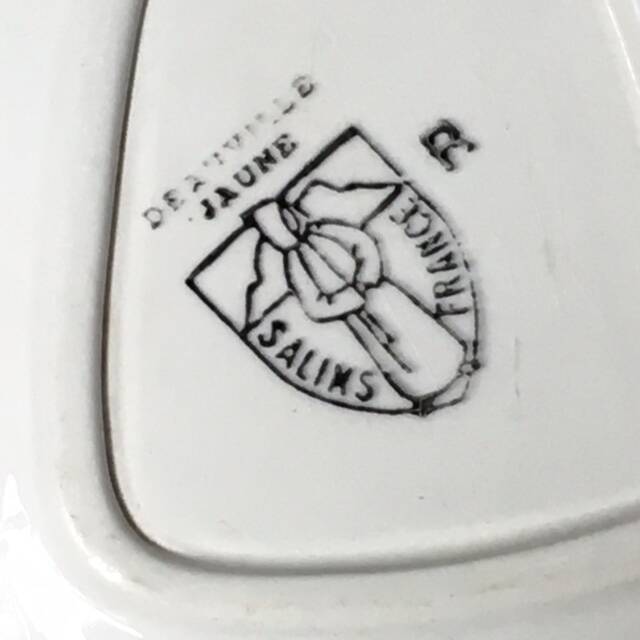 5 Salins Deauville dishes 1960 French design