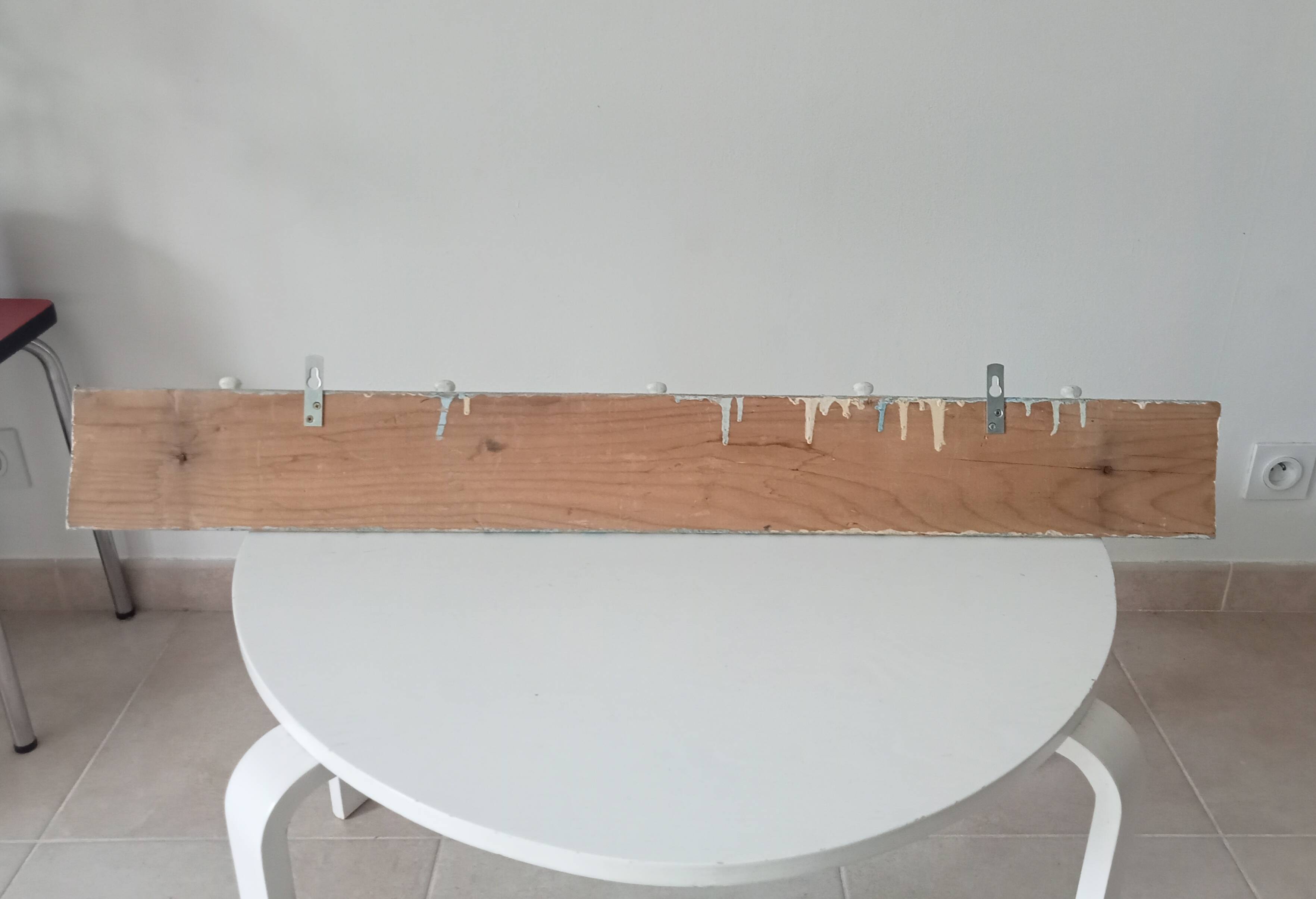 Vintage wall coat rack from the 60s/70s