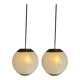Mid-Century LS2 Pendants attributed to L. Caccia Dominioni for Azucena, 1950s, Set of 2