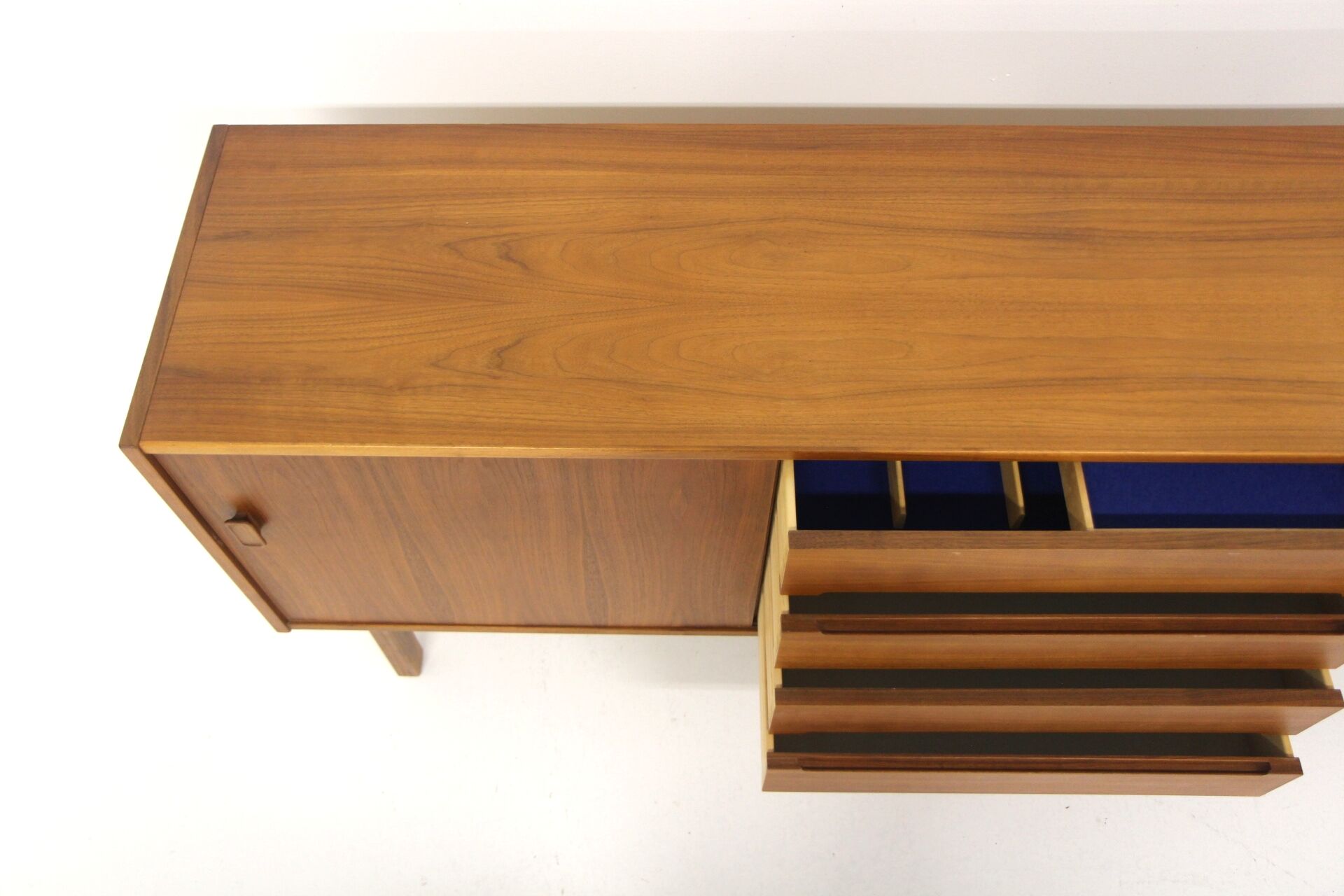Scandinavian walnut sideboard, "Arild", Nils Jonsson, Troeds, Sweden, 1960