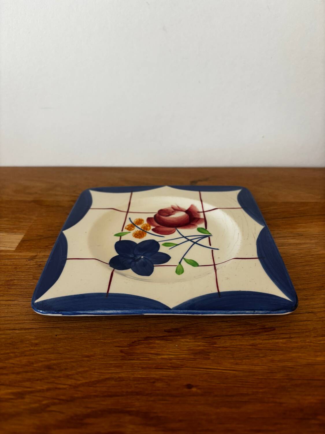 Vintage rare small dessert plate Gien La Baule