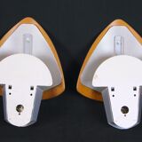 1970's Wooden Sconces by Soren Eriksen, France - a Pair