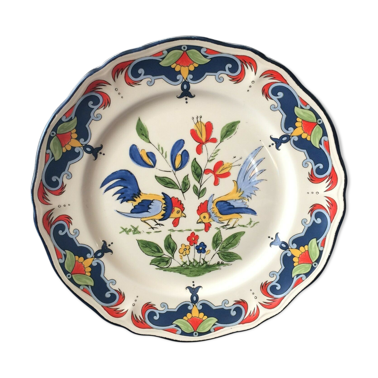 Plate The mill of wolves Orchies France collection Lille