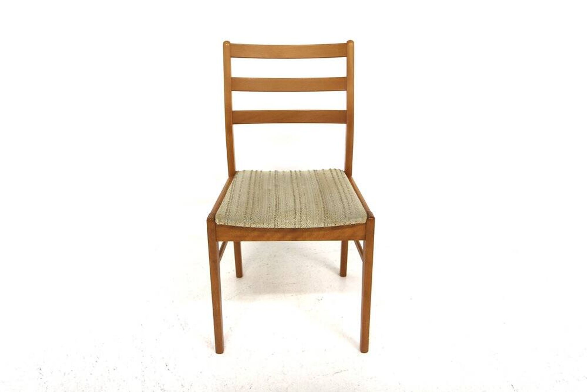 Set of 4 Scandinavian walnut chairs, Sweden, 1