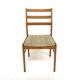 Set of 4 Scandinavian walnut chairs, Sweden, 1