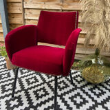 Velvet armchair