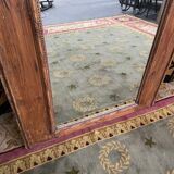 Trumeau mirror 19th in fir