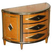 Buffet Demi-lune Satinwood & Laiton Colombo Mobili