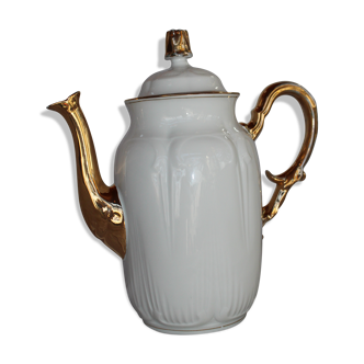 Verseuse cafetière théière porcelaine blanche