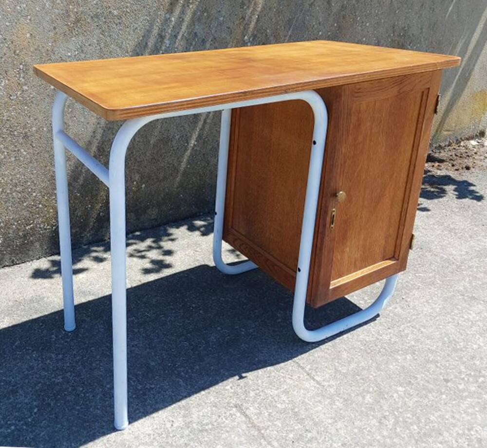 S22 Jacques Hitier for Mobilor desk, vintage, 1950s