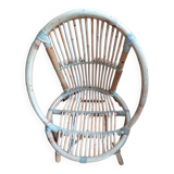 Chaise enfants en rotin