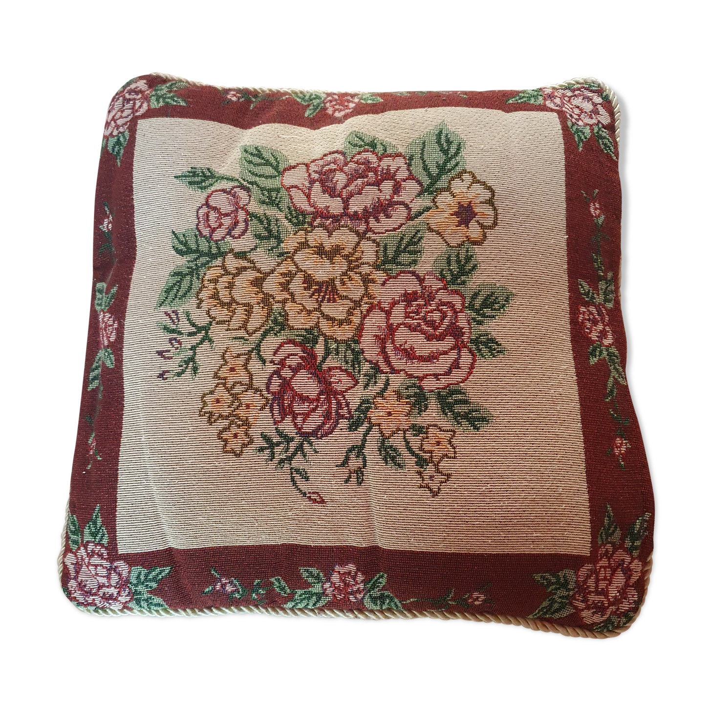 Vintage canvas pillow